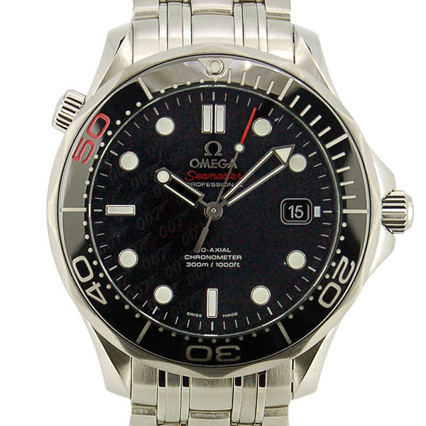 オメガ　OMEGA　シーマスター300　コーアクシャル　007　ジェームズボンド　212.30.41.20.01.005　ブラック　41mm　世界11007本限定　未使用品