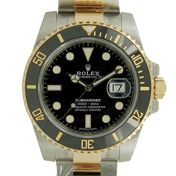 ロレックス　ROLEX　サブマリーナ　コンビ　Ref.116613LN　ブラック　ランダム番　未使用品