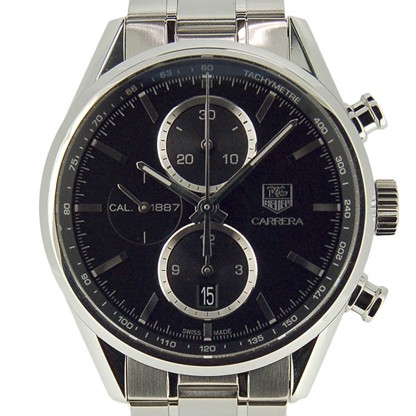 タグホイヤー　TAG HEUER　カレラクロノ　キャリバー1887　CAR2110.BA0720　41mm　SS　ブラック　自動巻　USED　中古