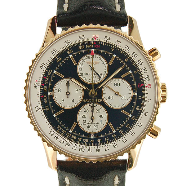ブライトリング　BREITLING　ナビタイマー　キャトル　K334B11KBA　K33340　K18イエローゴールド　日本100本限定　USED　中古