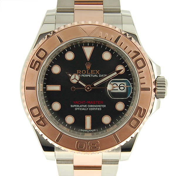 ロレックス　ROLEX　ヨットマスター　116621　SS×18KRG　ブラック　40mm　USED　中古
