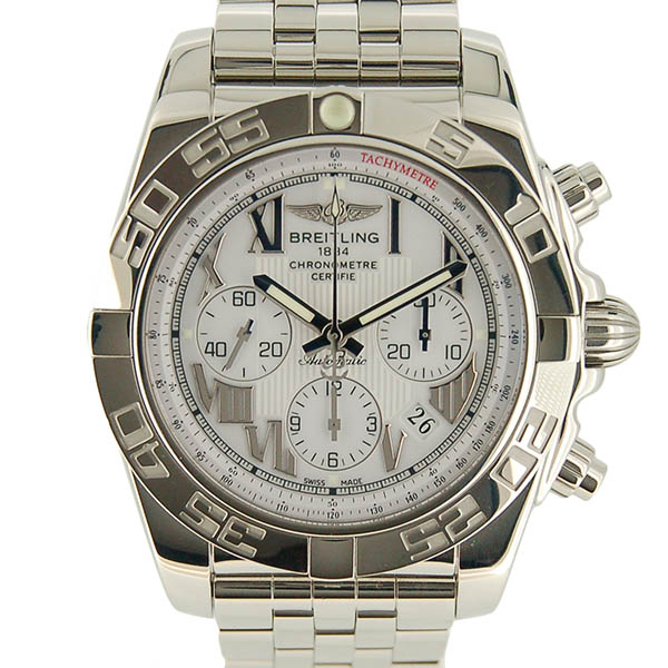 ブライトリング　BREITLING　クロノマット44　A011A90PA　ホワイトローマ　SS　43,5mm　USED　中古