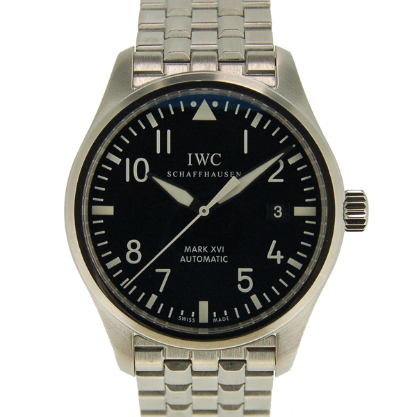 IWC　マーク16　IW325504　SS　ブラック　自動巻　USED　中古