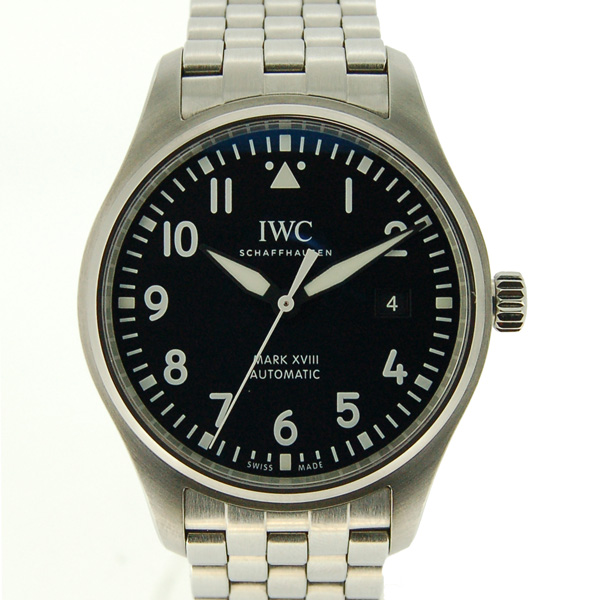 IWC　パイロットウォッチ　マーク18　IW327011　ブラック　USED　中古
