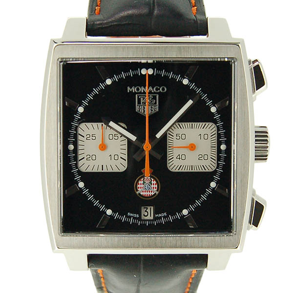 タグホイヤー　TAG HEUER　モナコクロノグラフ　クラブモナコ　CAW211K.FC6311　ブラック　世界1200本限定　USED　中古