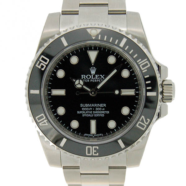 ロレックス　ROLEX　サブマリーナ　ノンデイト　114060　メンズ　SS　ブラック　ランダム番　未使用品