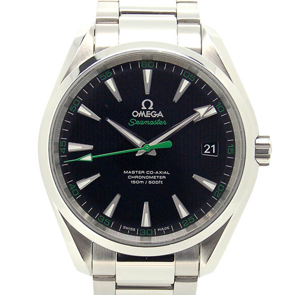 オメガ　OMEGA　シーマスター　アクアテラ　マスターコーアクシャル　ゴルフ　231.10.42.21.01.004　ブラック　USED　中古
