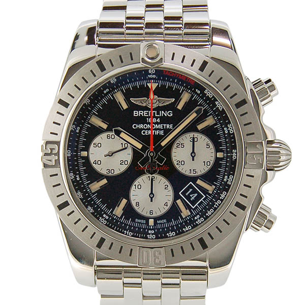 ブライトリング　BREITLING　クロノマット44　エアボーン　A005B13PA　SS　ブラック　44mm　USED　中古