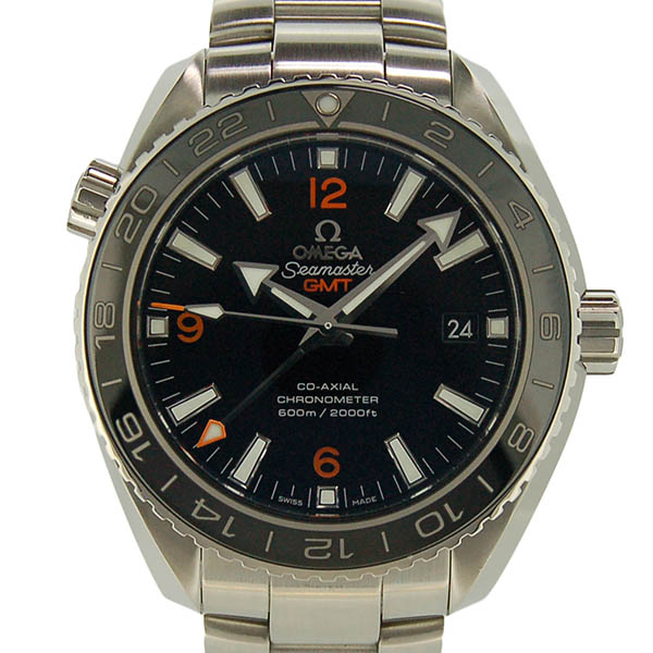 オメガ　OMEGA　プラネットオーシャンGMT　232.30.44.22.01.002　SS　ブラック　43.5mm　USED　中古