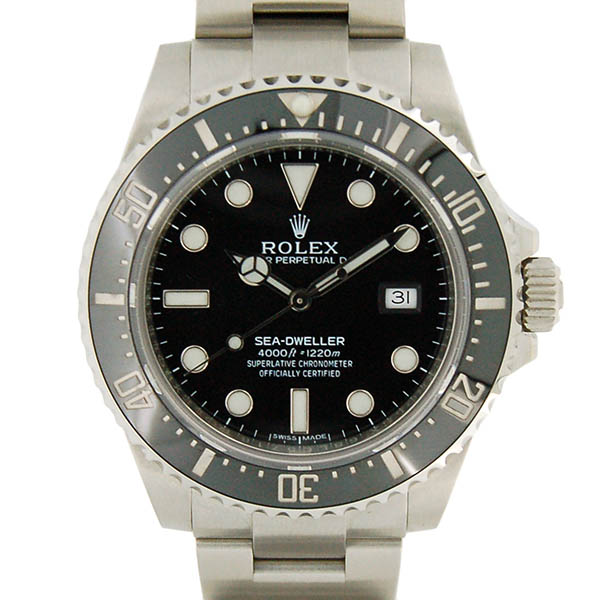 ロレックス　ROLEX　シードゥエラー4000　116600　SS　ブラック　生産終了　USED　中古