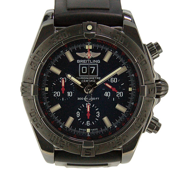 ブライトリング　BREITLING　ブラックバード　ブラックスチール　M44359　M449B27RPB　世界2000本限定　USED　中古