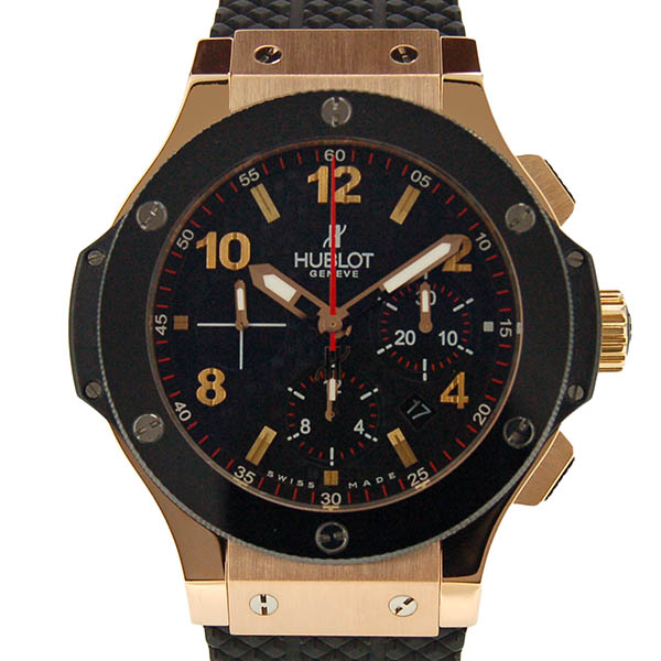 ウブロ　HUBLOT　ビッグバン　301.PB.131.RX　18KPG　44mm　セラミックベゼル　ラバー　USED　中古