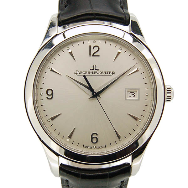 ジャガールクルト　Jaeger LeCoultre　マスターコントロール　Q1548420　SS　シルバー　39mm　革ベルト　自動巻　USED　中古