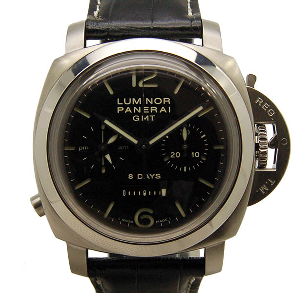 パネライ　PANERAI　ルミノール1950　8デイズ　クロノモノプルサンテGMT　PAM00275　USED　中古　