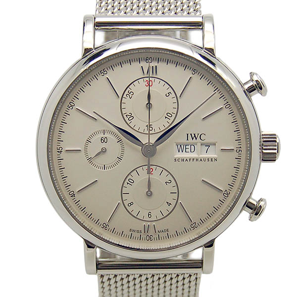 IWC　ポートフィノ　クロノグラフ　IW391009　SS　シルバー　USED　中古