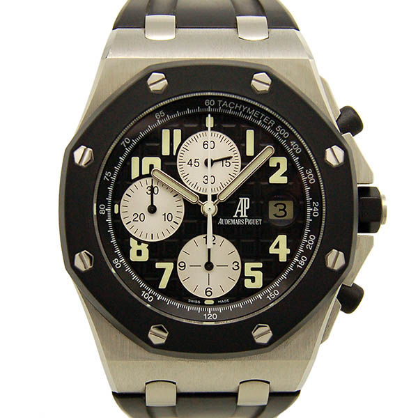 オーデマ・ピゲ　AUDEMARS PIGUET　ロイヤルオーク　オフショアクロノ　25940SK.OO.D002CA.01　ブラック　USED　中古