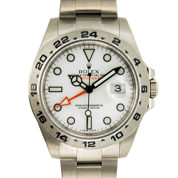 ロレックス　ROLEX　エクスプローラー2　ホワイト　Ref.216570　GMT　ランダム番　未使用品