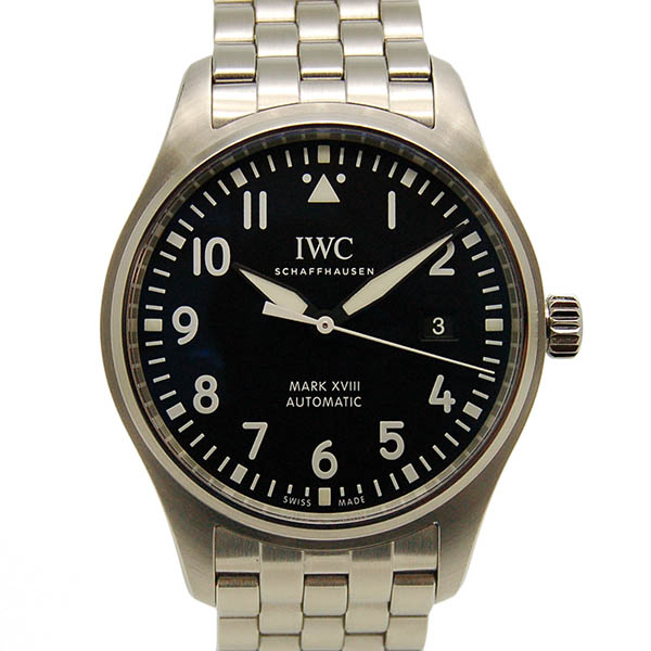 IWC　パイロットウォッチ　マーク18　IW327011　ブラック　USED　中古