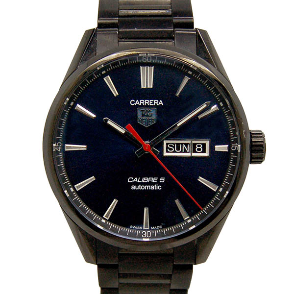 タグホイヤー　TAG HEUER　カレラ　デイデイト　キャリバー5　AIR-K4　WAR201F.BA0728　41mm　SS　ブルー　日本400本限定　USED　中古
