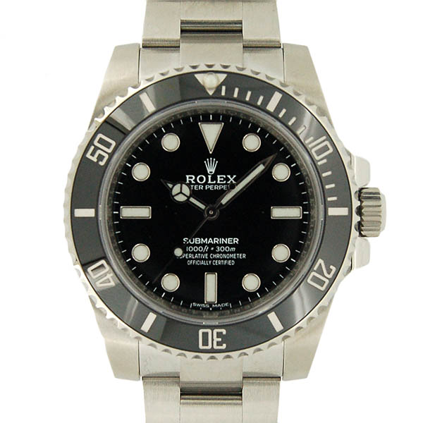 ロレックス　ROLEX　サブマリーナ　ノンデイト　114060　メンズ　SS　ブラック　ランダム番　国内正規　未使用品