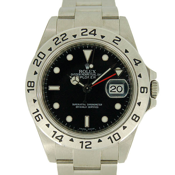 ロレックス　ROLEX　エクスプローラー2　Ref.16570　ブラック　GMT　ランダム番　USED　中古