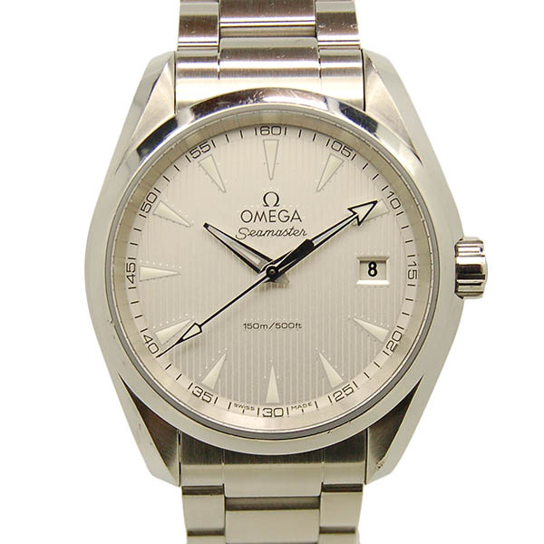オメガ　OMEGA　シーマスター　アクアテラ　231.10.39.60.02.001　シルバータペストリー　メンズ　クォーツ　USED　中古