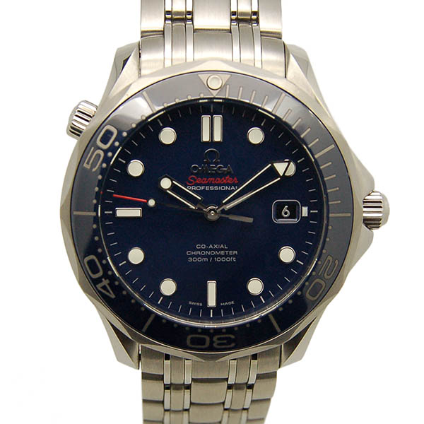 オメガ　OMEGA　シーマスター300　コーアクシャル　212.30.41.20.03.001　ブルー　41mm　USED　中古