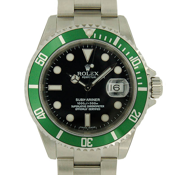 ロレックス　ROLEX　サブマリーナデイト　Ref.16610LV　グリーンベゼル　Z番　デッドストック　未使用品