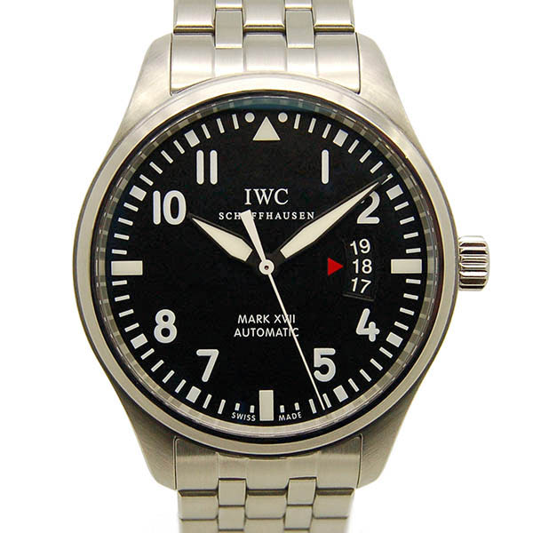IWC　マーク17　IW326504　SS　ブラック　自動巻　41mm　中古　USED