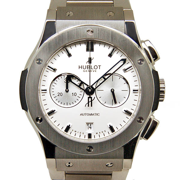 ウブロ　HUBLOT　クラシックフュージョン　クロノグラフ　オパーリン　541.NX.2610.NX　チタニウム　42mm　USED　中古
