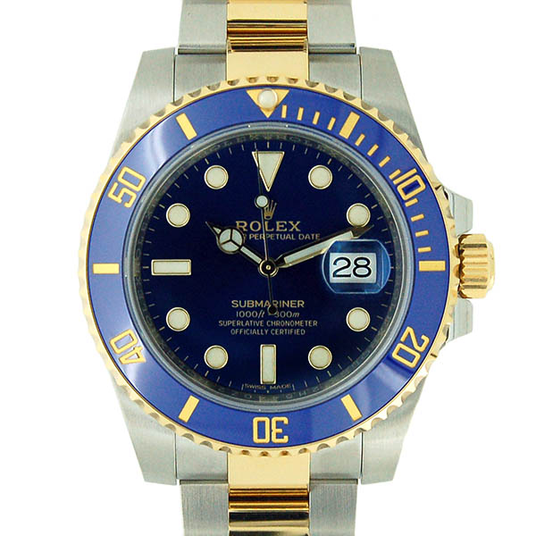 ロレックス　ROLEX　サブマリーナ　コンビ　Ref.116613LB　ブルー　SS×YG　ランダム番　国内正規　未使用品