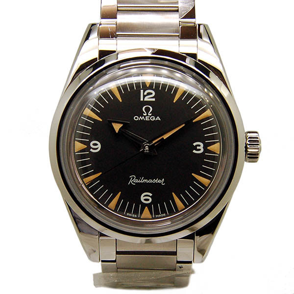 オメガ　OMEGA　レイルマスター　マスタークロノメーター　1957　トリロジー　220.10.38.20.01.002　SS　ブラック　38mm　世界3557本限定　未使用品