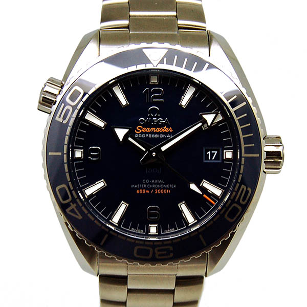 オメガ　OMEGA　シーマスター　プラネットオーシャン　マスタークロノメーター　215.30.44.21.03.001　ブルー　USED　中古