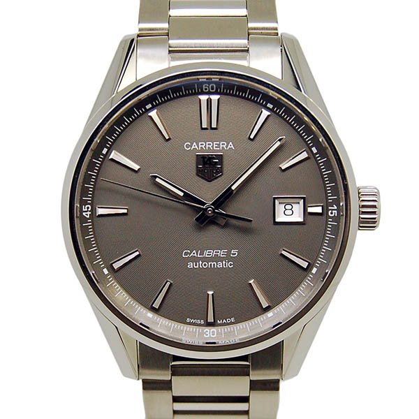 タグホイヤー　TAG HEUER　カレラ　キャリバー5　WAR211C.BA0782　SS　グレー　39mm　USED　中古