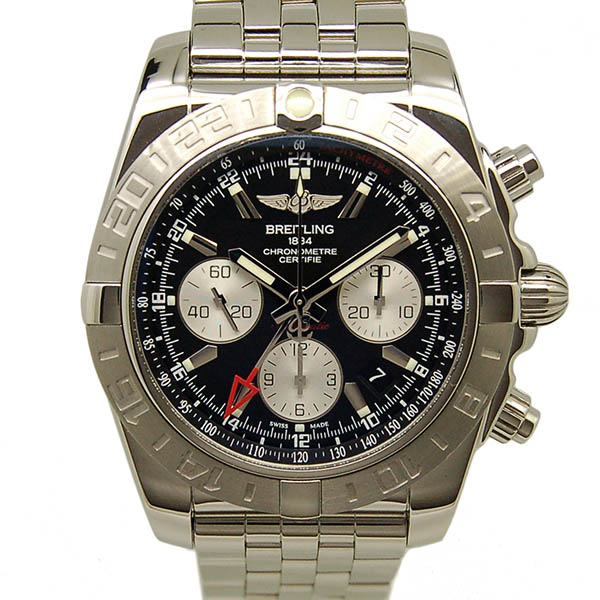 ブライトリング　BREITLING　クロノマット44 GMT　A042B56PA　オニキスブラック　SS　44mm　USED　中古