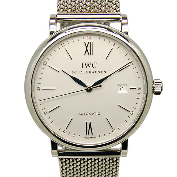 IWC　ポートフィノ　IW356505　SS　40mm　シルバー　USED　中古