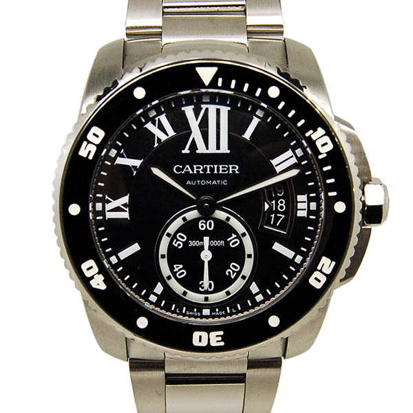カルティエ　CARTIER　カリブル　ドゥ　カルティエ　ダイバー　W7100057　メンズ　USED　中古