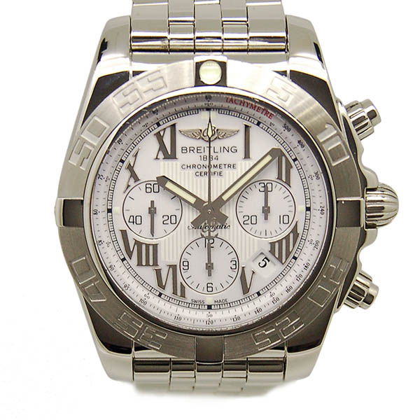 ブライトリング　BREITLING　クロノマット44　A012A90PA　ホワイトローマ　SS　43,5mm　中古　USED