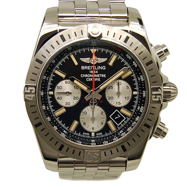 ブライトリング　BREITLING　クロノマット44　エアボーン　A005B13PA　SS　ブラック　44mm　USED　中古
