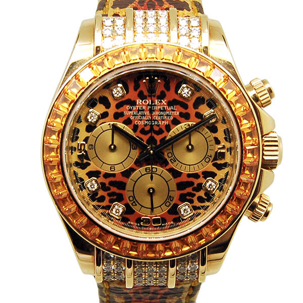 ロレックス　ROLEX　デイトナ　レパード　116598SACO　K18YG　M番　USED　中古
