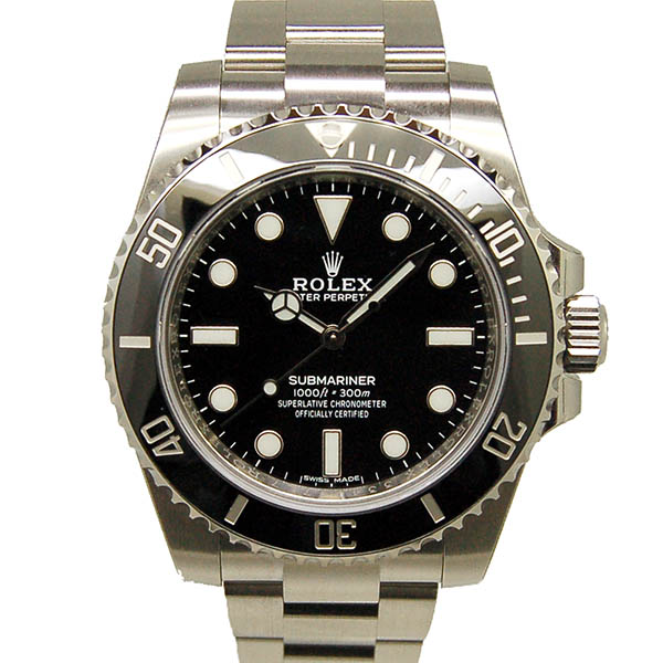 ロレックス　ROLEX　サブマリーナ　ノンデイト　114060　ブラック　ランダム番　新品アウトレット