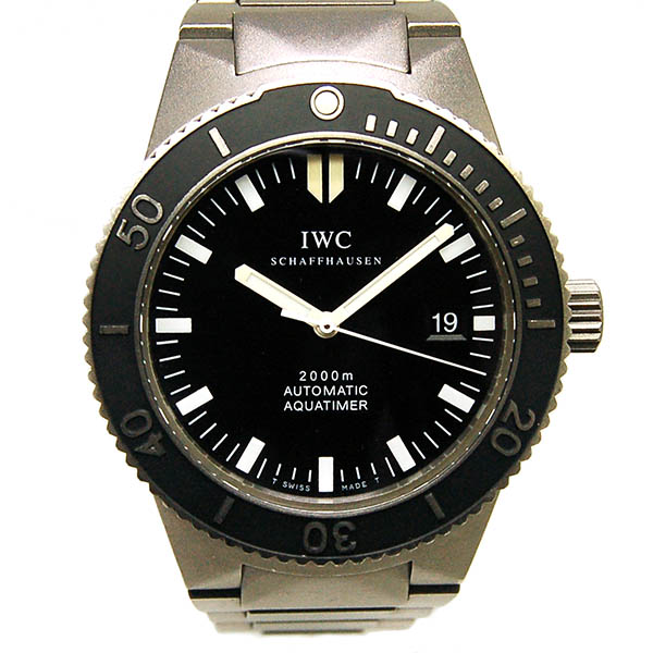 IWC　GSTアクアタイマー　IW353601　チタン　42mm　ブラック　USED　中古