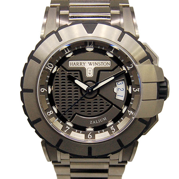 ハリーウィンストン　HARRY WINSTON　オーシャンスポーツ　OCSAHD44ZZ003　44mm　ザリウム　グレー　USED　中古