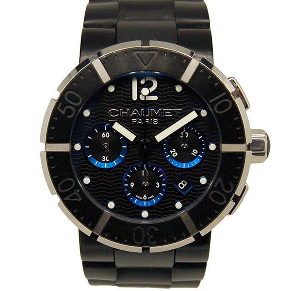 ショーメ　CHAUMET　クラスワン　クロノグラフ　XXL　W17291-45　45mm　ブラック　USED　中古