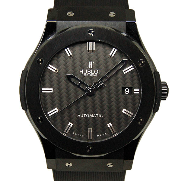 ウブロ　HUBLOT　クラシックフュージョン　ブラックマジック　511.CM.1770.RX　45mm　セラミック　USED　中古
