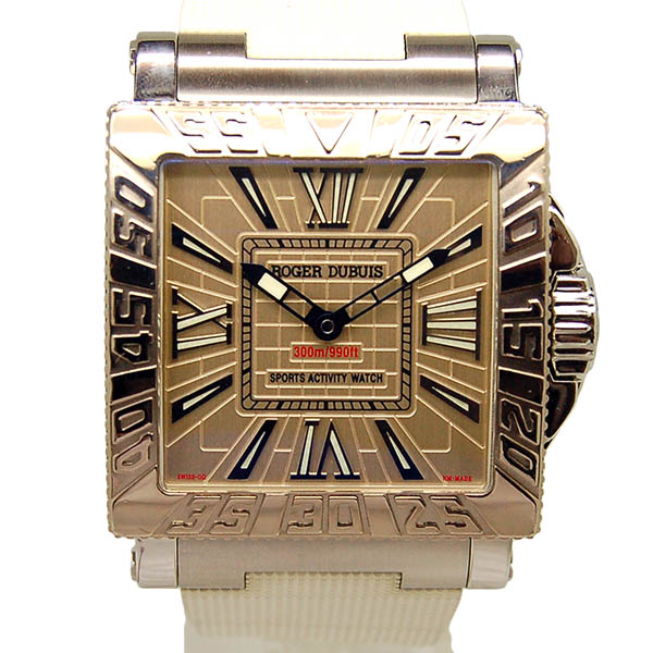 ロジェ・デュブイ　ROGER DUBUIS　アクアマーレ　GA41 57 9/0 12.53　280本限定　ラバー　USED　中古