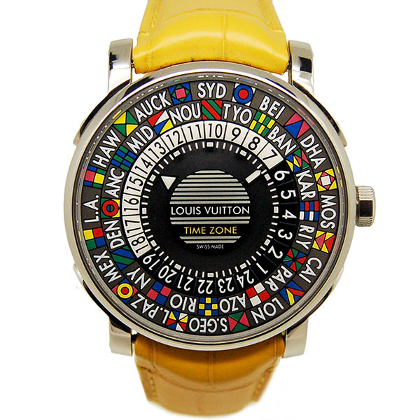 ルイヴィトン　LOUIS VUITTON 　エスカル タイムゾーン　Q5D200　39mm　自動巻　USED　中古