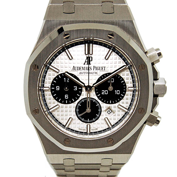 オーデマ・ピゲ　AUDEMARS PIGUET　ロイヤルオーク　クロノグラフ　26331ST.OO.1220ST.03　SS　41mm　シルバー/ブラック　未使用品