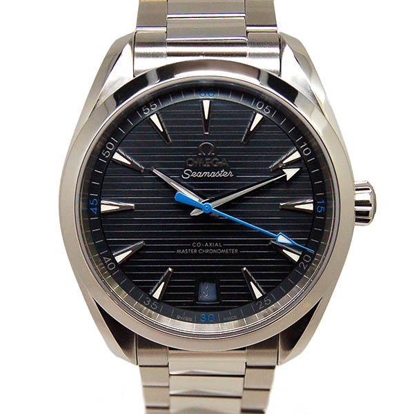 オメガ　OMEGA　シーマスター　アクアテラ　マスタークロノメーター　220.10.41.21.03.002　ブルー　USED　中古