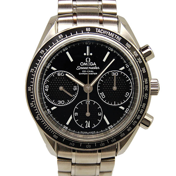 オメガ　OMEGA　スピードマスターレーシング　326.30.40.50.01.001　SS　ブラック　40mm　自動巻　USED　中古
